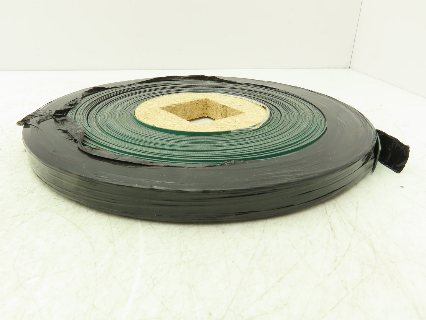 Shingle Belting E6/GT12A Flat Conveyor Belt 20mm x 165' Green Machine Tape