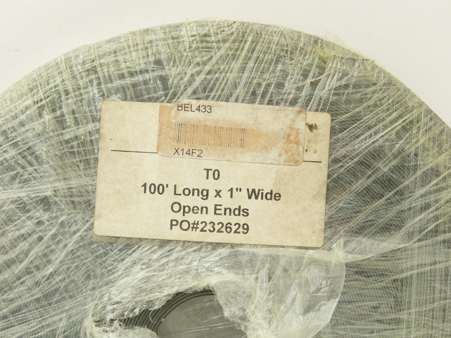 Chiorino Conveyor Belt 1" x 100' Machine Tape 1.25mm Thick Rubber/Polyester