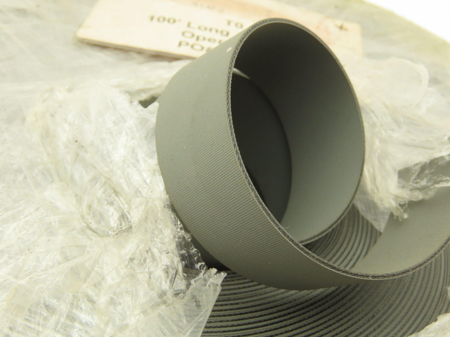 Chiorino Conveyor Belt 1" x 100' Machine Tape 1.25mm Thick Rubber/Polyester
