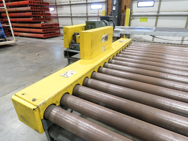 Hytrol Pallet Conveyor 2.5" Roller 51"BF x 5'L 460V Chain Drive 36fpm 30-36"H