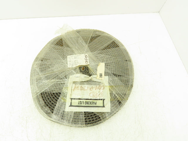 Mulhern 3-1102 Flat Conveyor Belt 63/64" x 50' Black Machine Tape