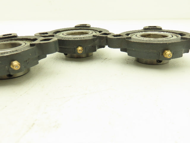 Hub City SB206-20G B250RX1 1/4S 3-Bolt Flange Block 1-1/4" Bore Shielded Lot of4