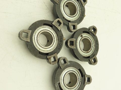 Hub City SB206-20G B250RX1 1/4S 3-Bolt Flange Block 1-1/4" Bore Shielded Lot of4