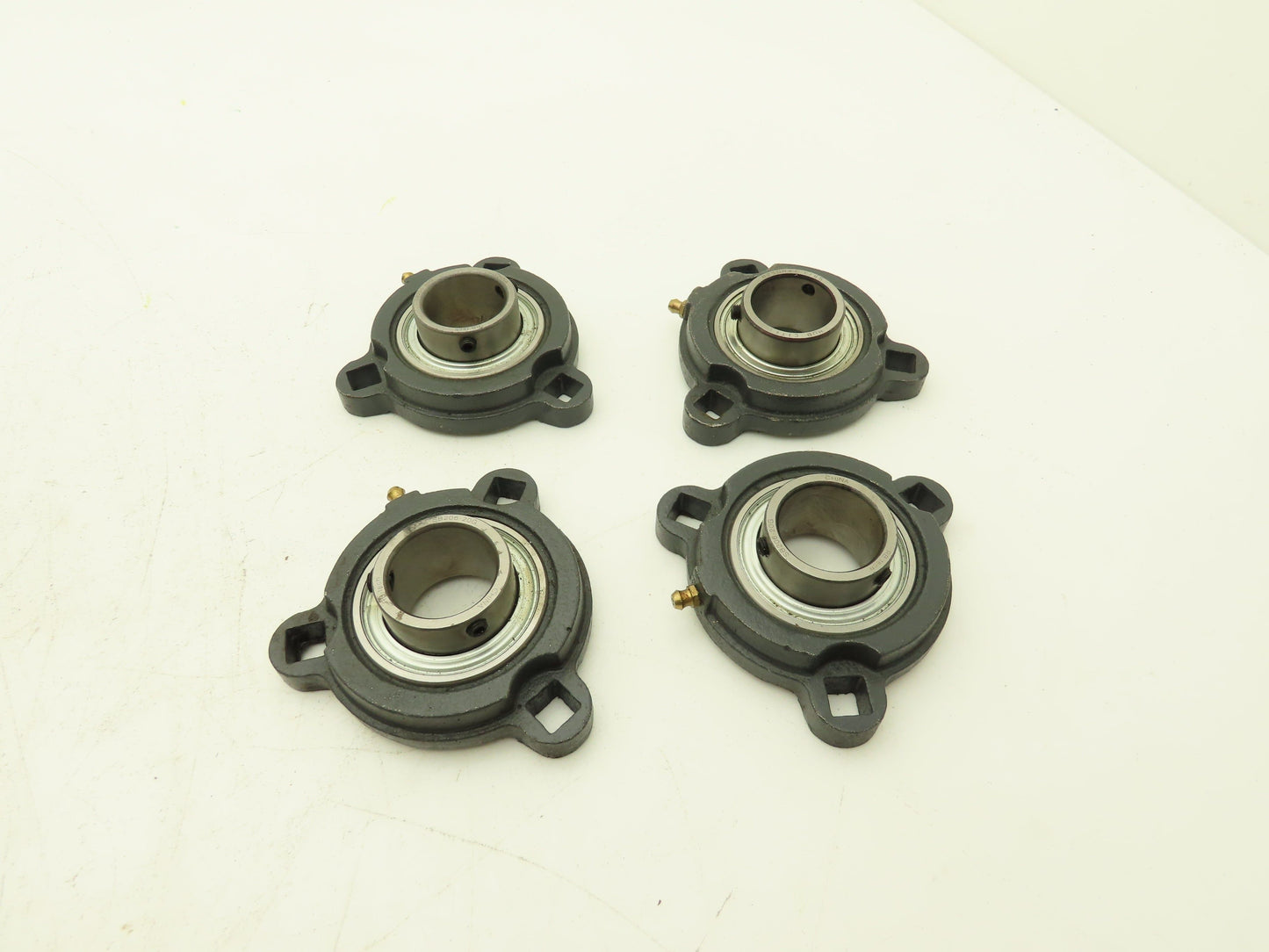 Hub City SB206-20G B250RX1 1/4S 3-Bolt Flange Block 1-1/4" Bore Shielded Lot of4