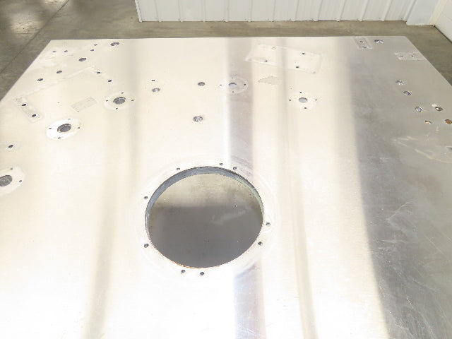 1" Aluminum Machine Base 54" x 48" x 31" Stainless Top Work Bench Table Casters