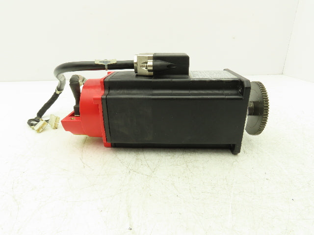 Fanuc A06B-0371-B175 AC Servo Motor .3kW 90v 3Ph 3000RPM Encoder A860-0360-T001