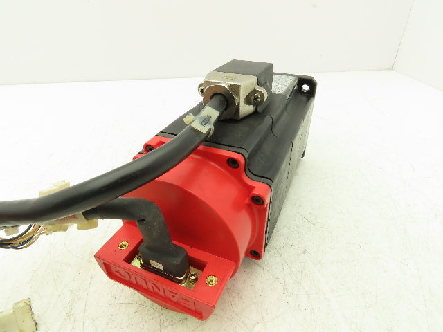 Fanuc A06B-0371-B175 AC Servo Motor .3kW 90v 3Ph 3000RPM Encoder A860-0360-T001