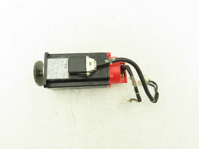 Fanuc A06B-0371-B175 AC Servo Motor .3kW 90v 3Ph 3000RPM Encoder A860-0360-T001