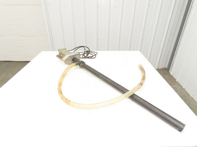 Drum Transfer Pump 120VAC 55 Gallon Barrel Bung Adaptor Plastic Shaft