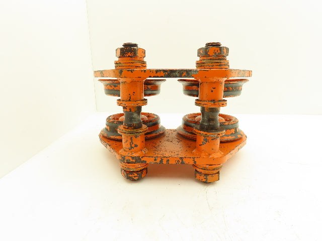 Yale 2 Ton Hoist Plain Push Trolley 3.25"-5.5" Flange 4000 Lb