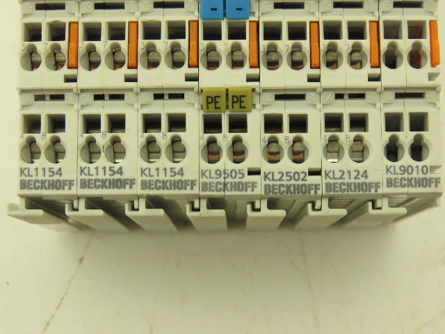 Beckhoff KL1154 | KL9505 | KL2502 | KL2124 | KL9010 I/O Terminal Modules Lot of7