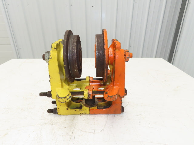 Cleveland Tramrail Underhung Bridge Crane End Truck ES Idler Head WA 5" Wheels