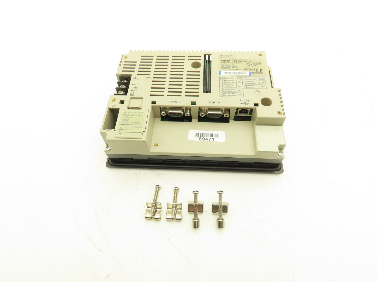 Omron NS5-SQ10B-V2 Touchscreen HMI 5.7" Interactive Display 24VDC