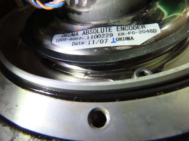 Okuma BL-MC400E-15S AC Servo Motor 6kW 1500 RPM 145V 3PH