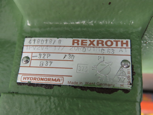 Rexroth 2-Pump Hydraulic Power Unit 55 Gallon Tank 9 GPM 3500 PSI 4Hp 460V 3PH