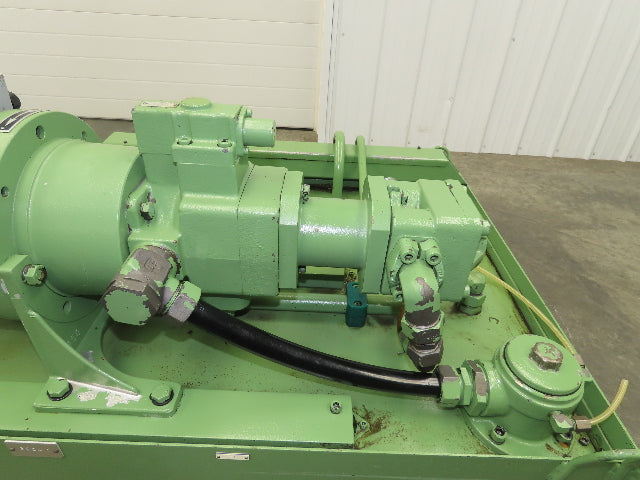 Rexroth 2-Pump Hydraulic Power Unit 55 Gallon Tank 9 GPM 3500 PSI 4Hp 460V 3PH