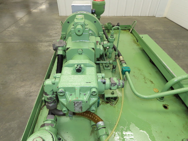Rexroth 2-Pump Hydraulic Power Unit 55 Gallon Tank 9 GPM 3500 PSI 4Hp 460V 3PH