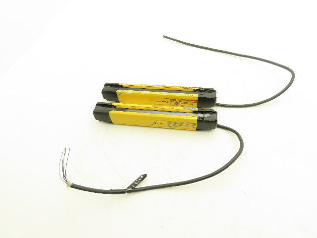 Keyence GL-R12H Safety Light Curtain Transmitter & Receiver Set 25mm x 220mm 15m