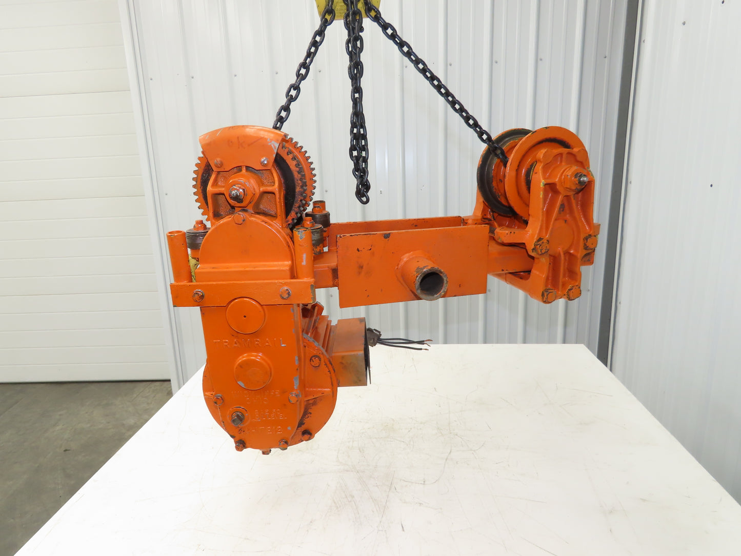 Cleveland Tramrail Underhung Bridge Crane Motorized Trolley Drive WA 5" Wheels