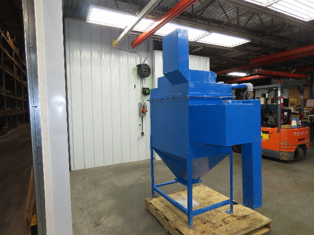 60 Gallon Dust Collector Baghouse Receiver 7.5Hp 16" Blower w/ Blowoff Filters