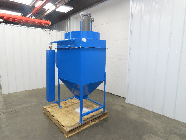 60 Gallon Dust Collector Baghouse Receiver 7.5Hp 16" Blower w/ Blowoff Filters