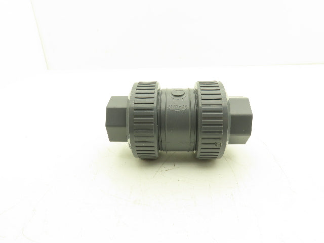 NIBCO U45BC V Check Valve 1 1/4" Chemtrol Body 1 1/2" End Fittings Glue And NPT