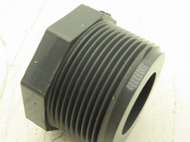 Lasco D2464 Pipe Fitting Adapter 3/4" NPT 1-1/2" NPT Schedule 80 PVCI Lot of 7