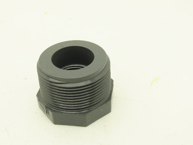 Lasco D2464 Pipe Fitting Adapter 3/4" NPT 1-1/2" NPT Schedule 80 PVCI Lot of 7