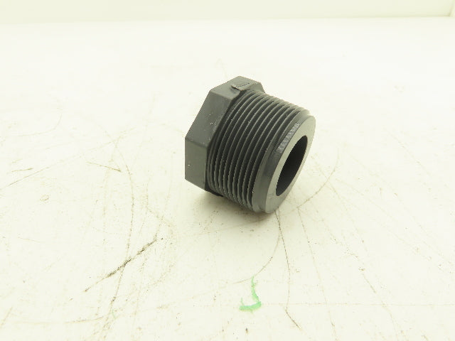 Lasco D2464 Pipe Fitting Adapter 3/4" NPT 1-1/2" NPT Schedule 80 PVCI Lot of 7