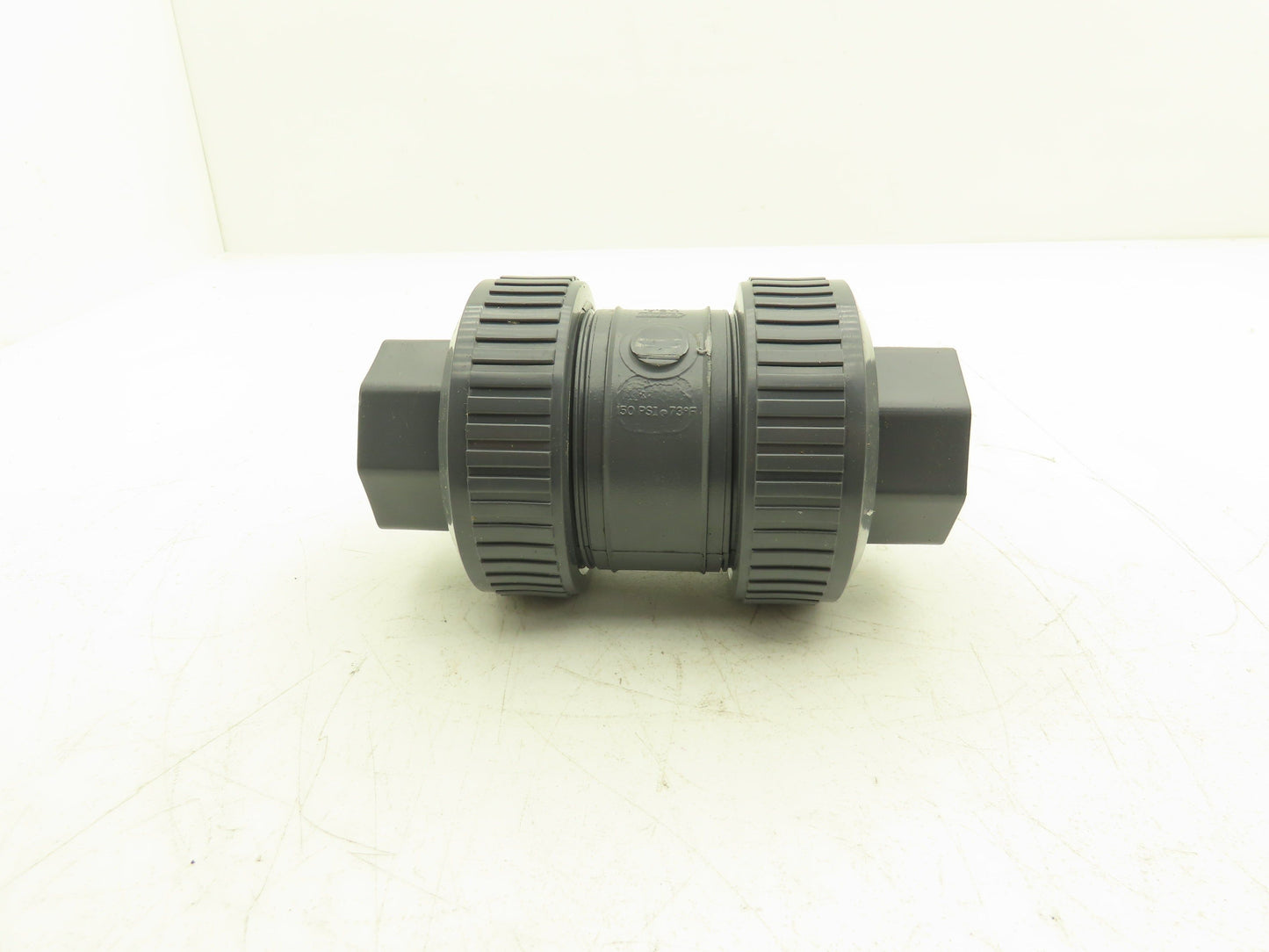 NIBCO U45BC V Check Valve 1 1/4" Chemtrol Body 1 1/2" End Fittings Glue And NPT