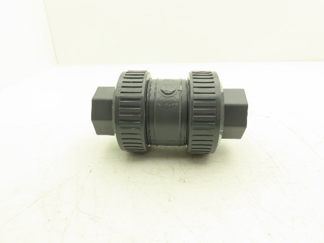NIBCO U45BC V Check Valve 1 1/4" Chemtrol Body 1 1/2" End Fittings Glue And NPT