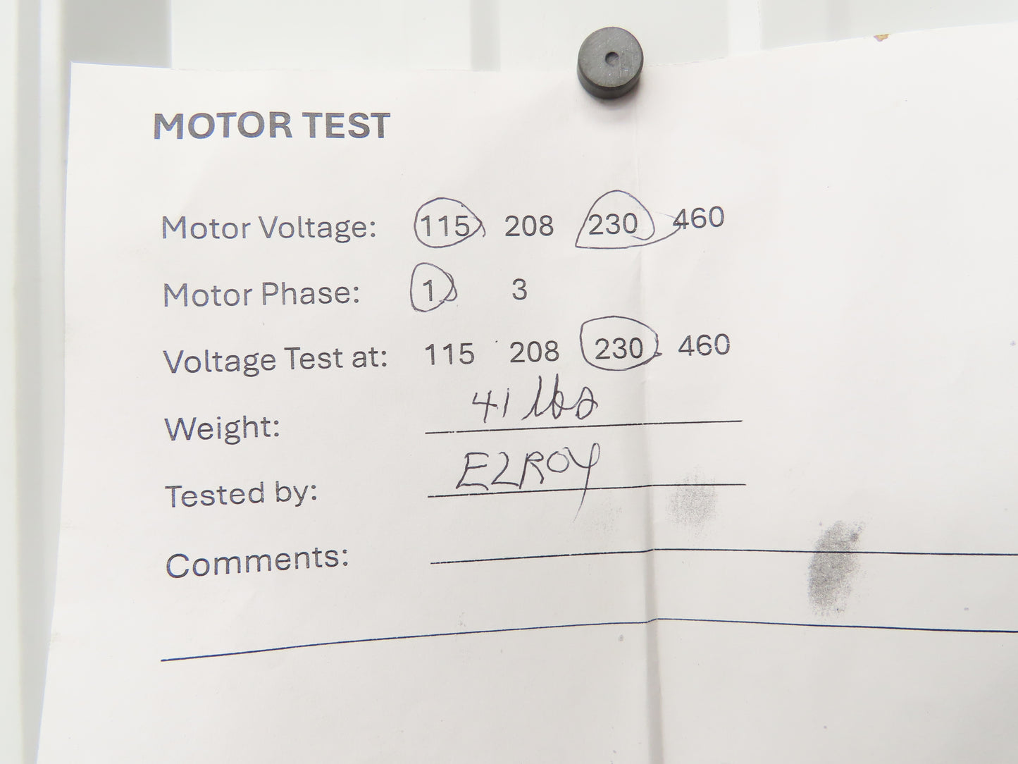 Gast R4110-2 Regenair Regenerative Blower Vacuum Pump 1Hp 3450rpm 115/230v 1ph