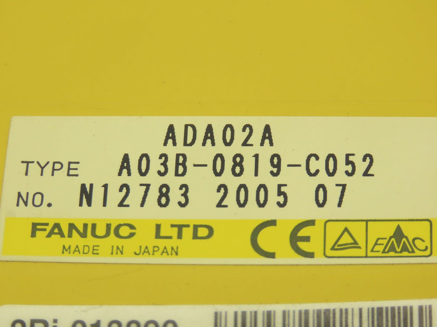 Fanuc ADA02A A03B-0819-C052 Analog Output Module