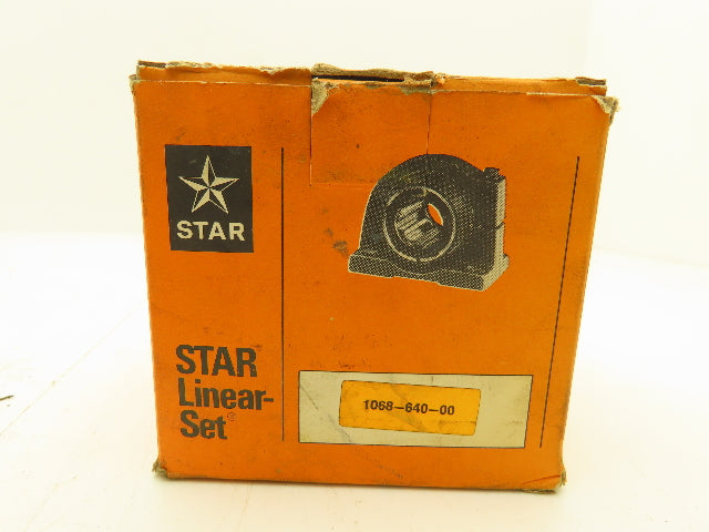 Star 1068-640-00 Linear Ball Bearing Pillow Block 1.5" Open Type For H5 Shaft