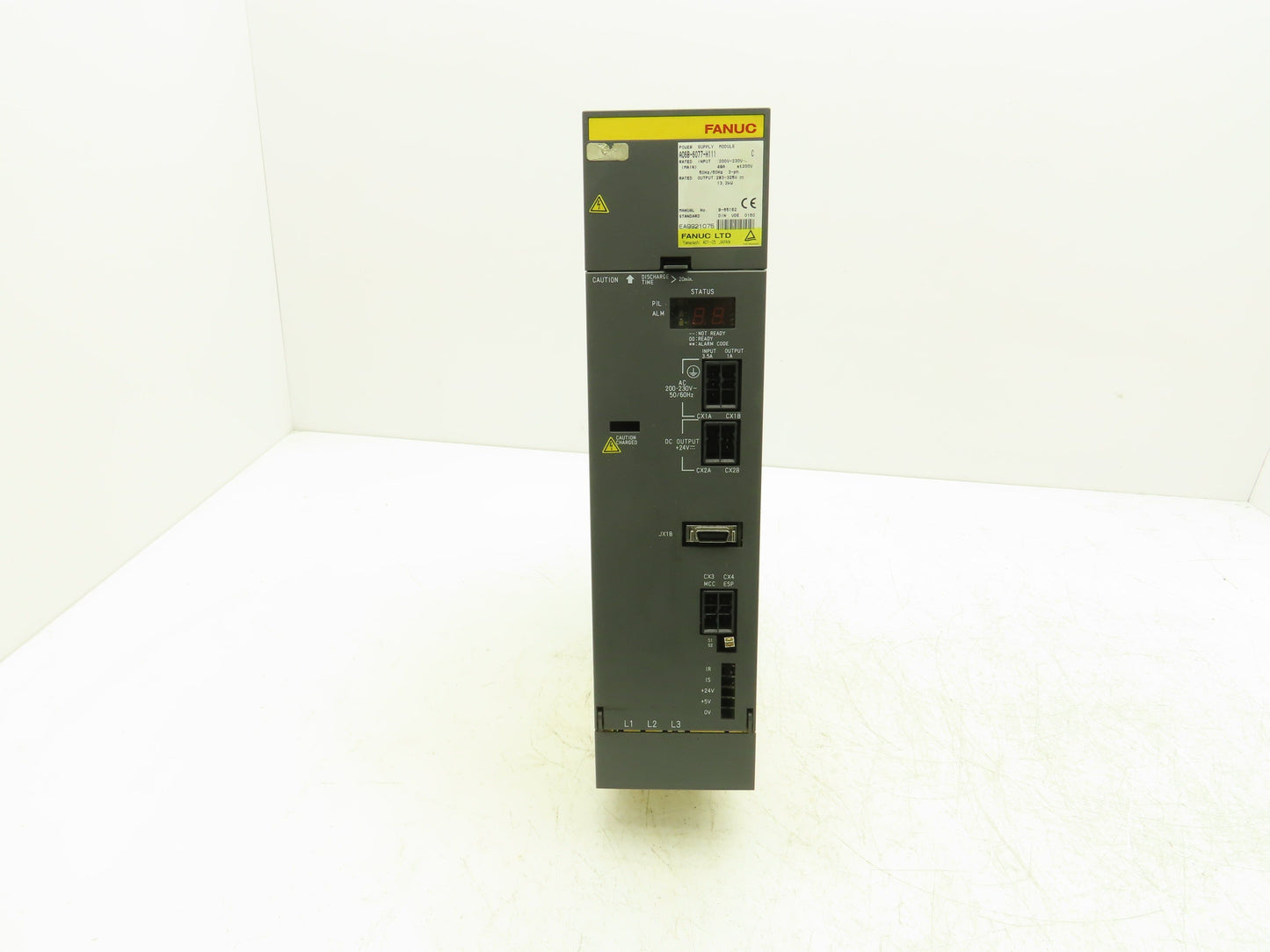 Fanuc A06B-6077-H111 Power Supply Module 200-230V 49A In 283-325V 13.2kW Out