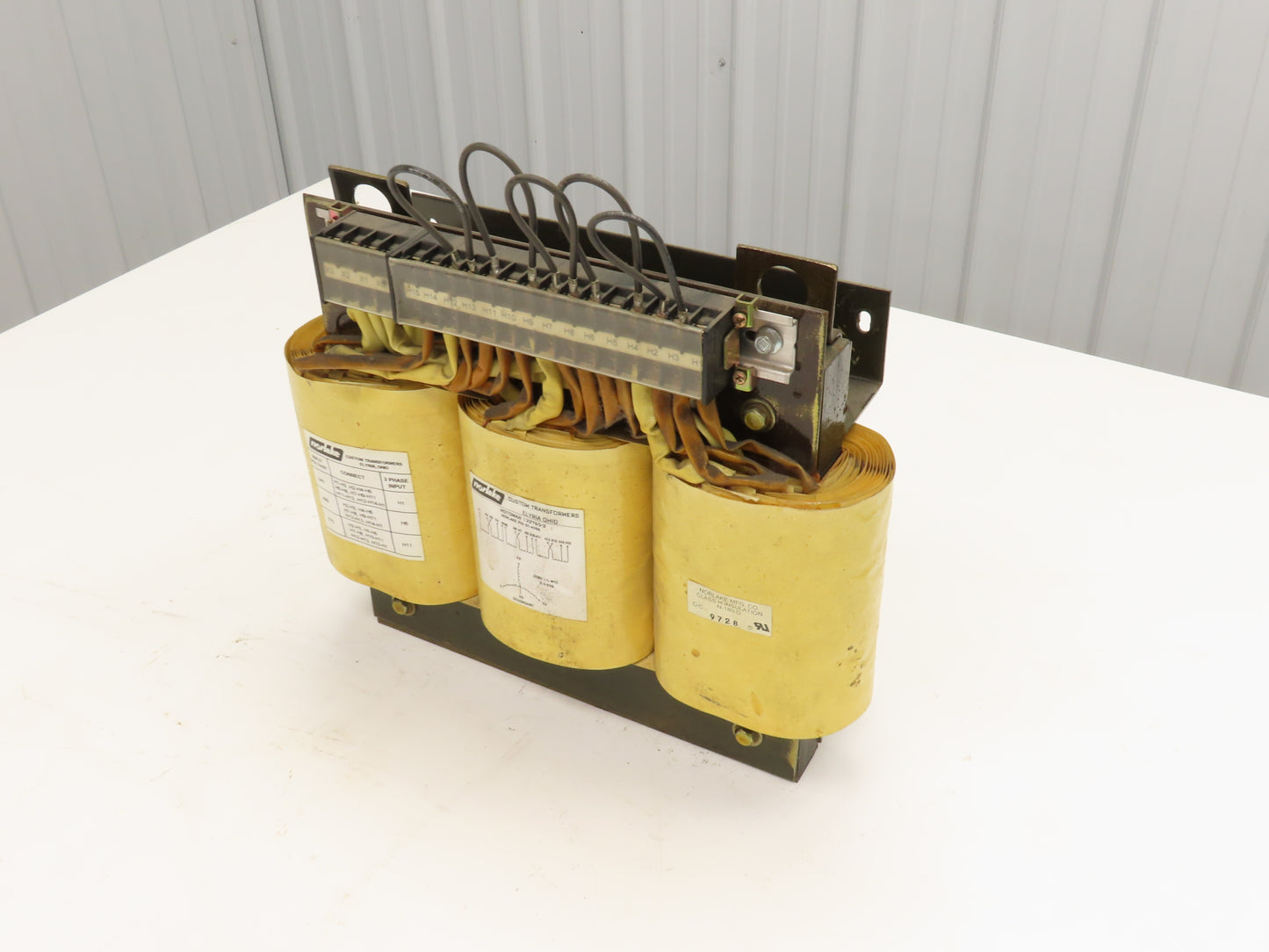 Motoman 132765-3 Stepdown Transformer 4.5kVA 3Ph HV 240/480/575 LV 208