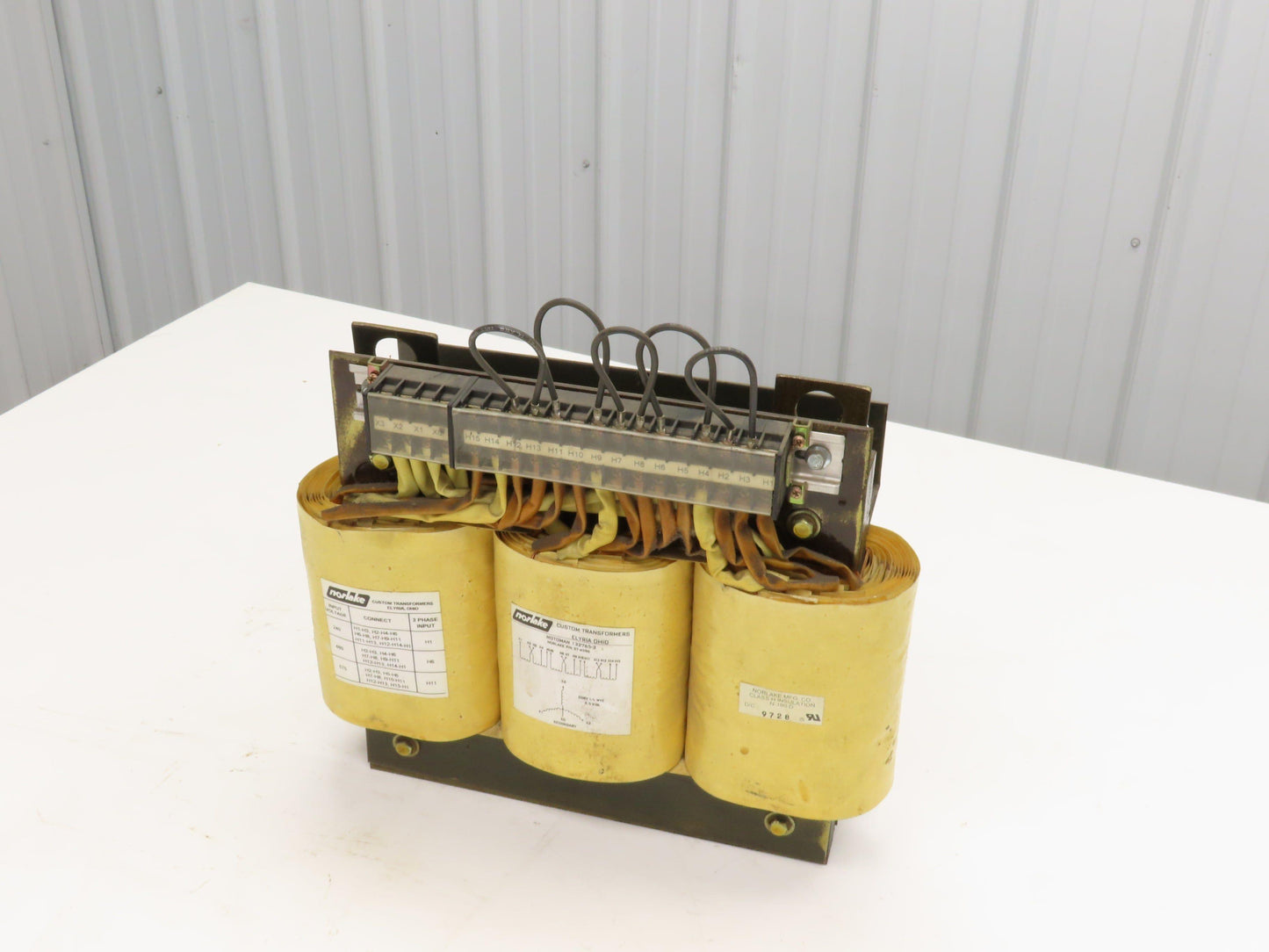 Motoman 132765-3 Stepdown Transformer 4.5kVA 3Ph HV 240/480/575 LV 208