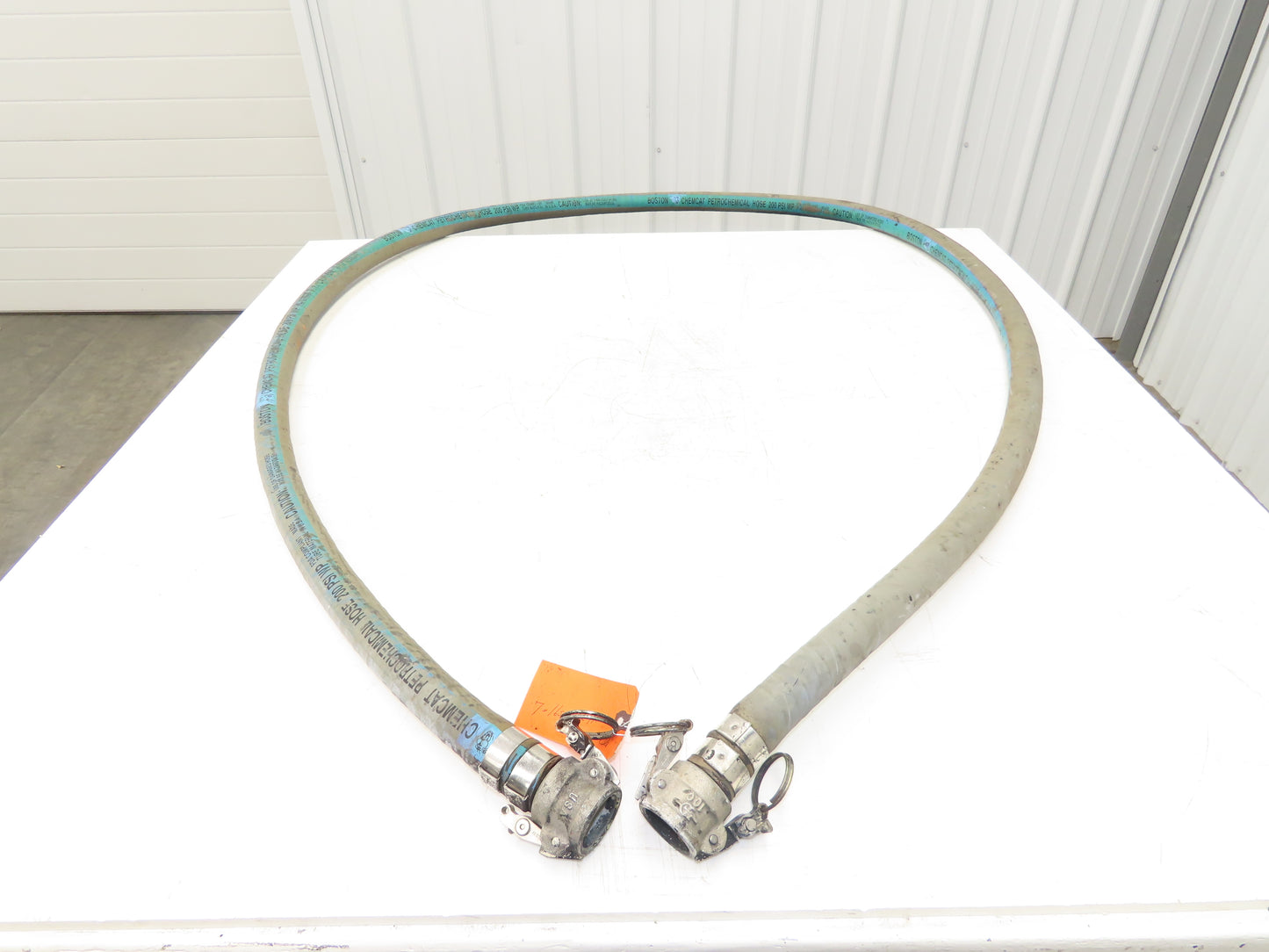 Boston Chemcat 1"ID x 12' Petroleum Chemical Transfer Hose Camlok Ends