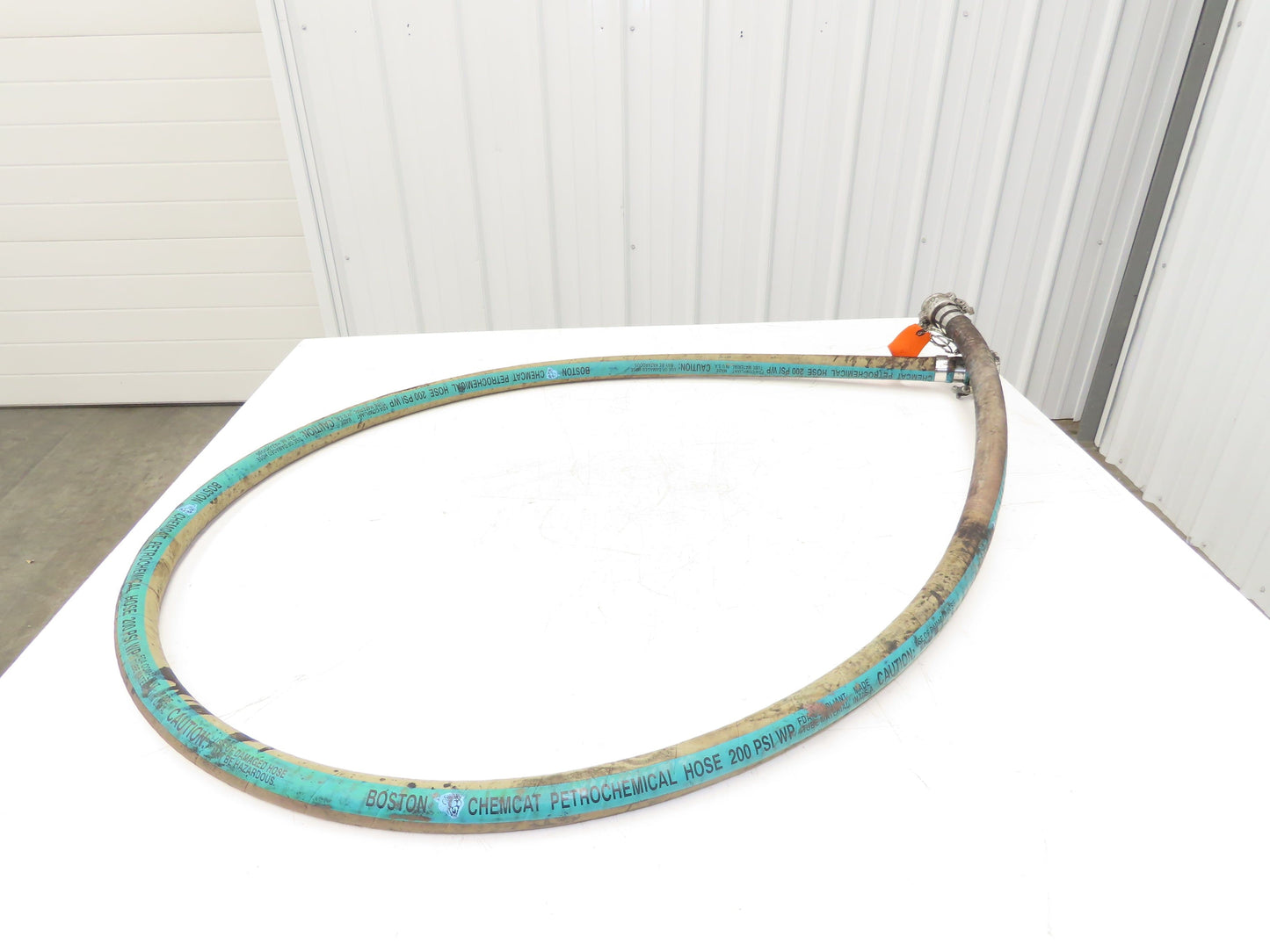 Boston Chemcat 1"ID x 10' Petroleum Chemical Transfer Hose Camlok Ends