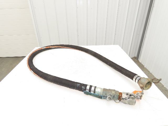 Mustang 1.5"ID x 9' 6" Acid Chemical Transfer Hose Camlok Ends 200 PSI