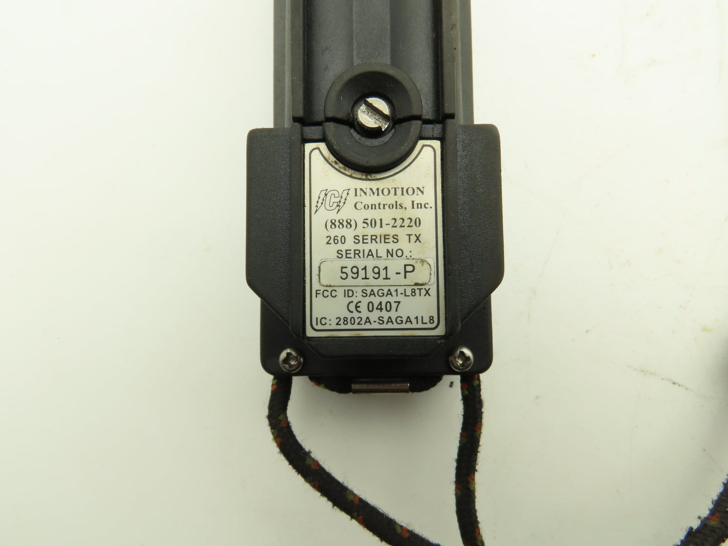InMotion 260 Series TX Wireless Crane Remote 6-Button 3-Motion Transmitter