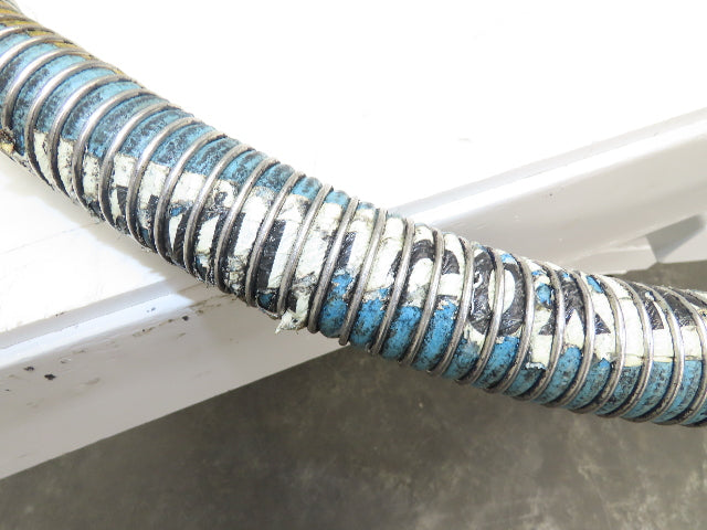 Wilcox 1.5"x 12' Flexible Chemical Transfer Hose Camlok Ends 316SS