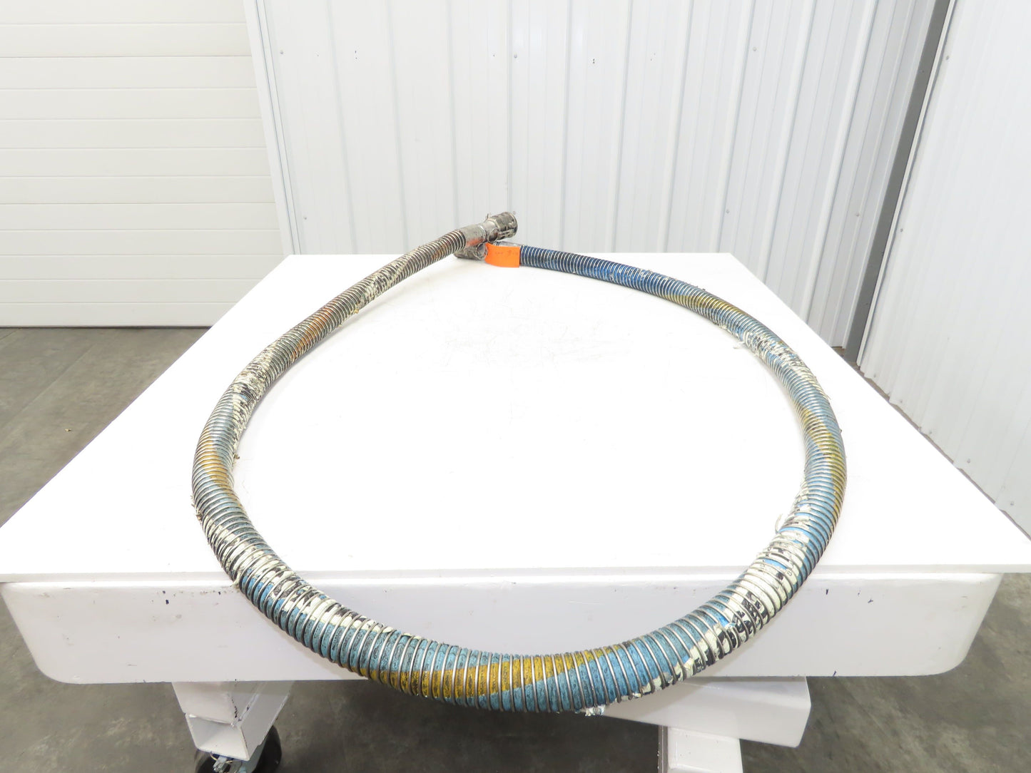 Wilcox 1.5"x 12' Flexible Chemical Transfer Hose Camlok Ends 316SS