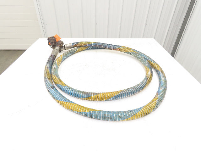 1"ID x 14' Flexible Chemical Transfer Hose Camlok Ends
