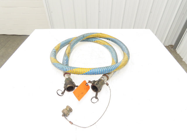 1"ID x 10' Flexible Chemical Transfer Hose Camlok Ends