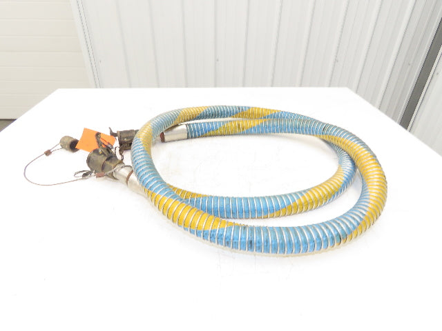1"ID x 10' Flexible Chemical Transfer Hose Camlok Ends