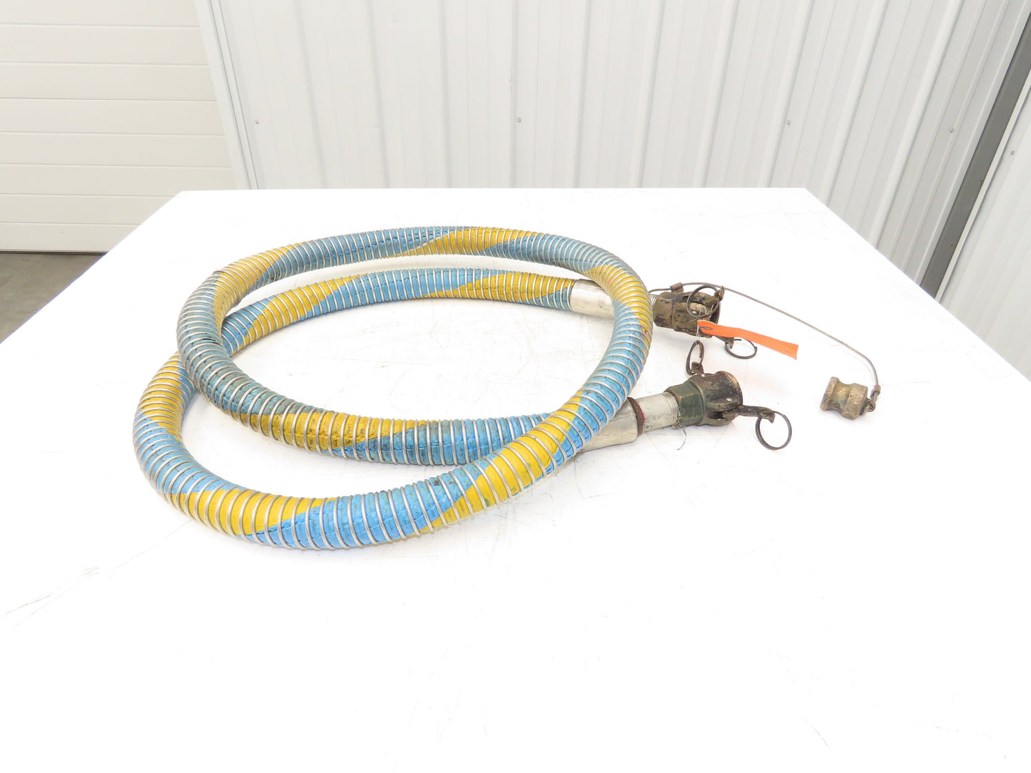 1"ID x 10' Flexible Chemical Transfer Hose Camlok Ends