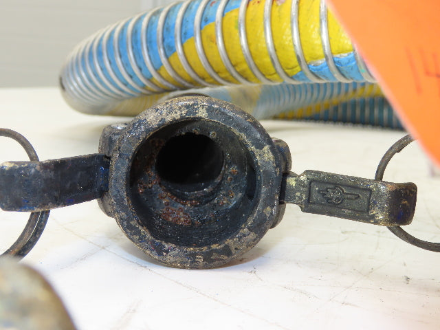 1"ID x 10' Flexible Chemical Transfer Hose Camlok Ends