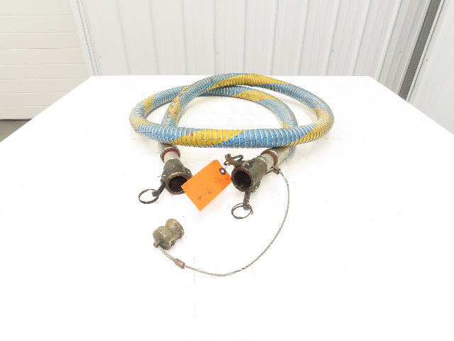 1"ID x 10' Flexible Chemical Transfer Hose Camlok Ends