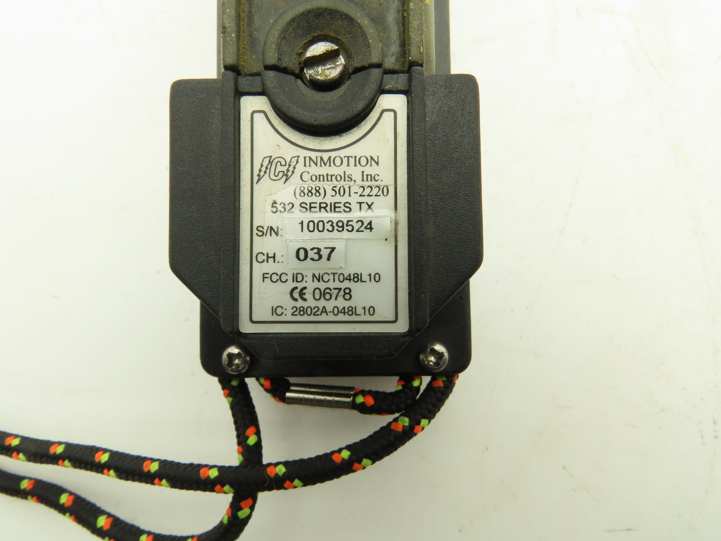 InMotion 532 Series TX Wireless Crane Remote 8-Button 4-Motion Transmitter